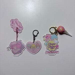 Sanrio Little Twin Stars Keychains Set